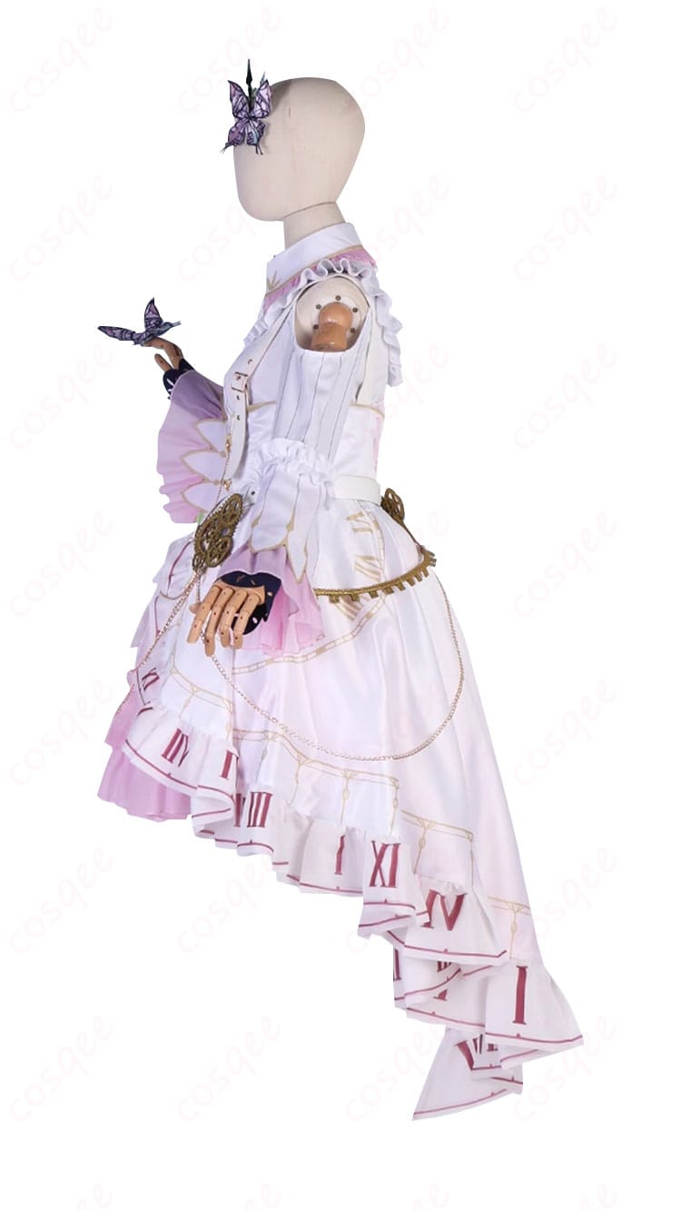 暁山瑞希 コスプレ衣装 側面全体図|シルエットの美しさが際立つ横姿