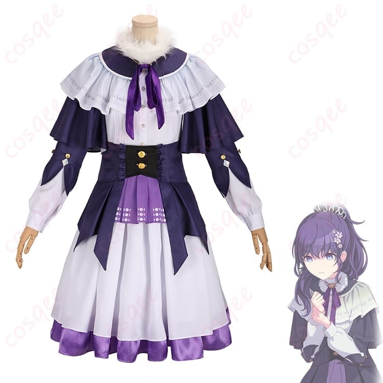 プロセカ 朝比奈まふゆ 止められない想い コスプレ衣装 上品シルエットで写真映え - 1枚目の画像