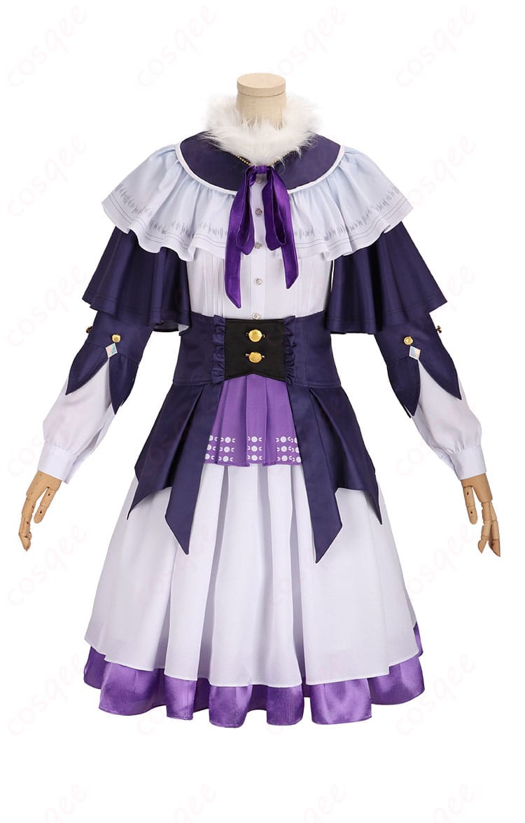 プロジェクトセカイ 朝比奈まふゆ 止められない想い コスプレ衣装の正面全体写真。高い再現度で細部まで丁寧に作られた衣装をご確認ください。