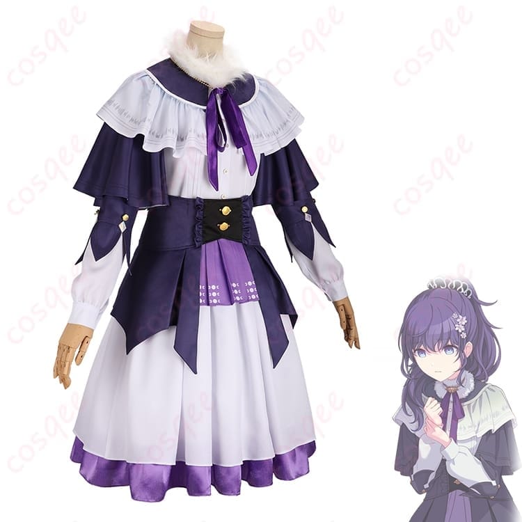 プロセカ 朝比奈まふゆ 止められない想い コスプレ衣装 上品シルエットで写真映え - 2枚目の画像