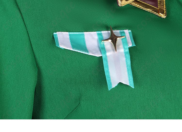 まほあこ 阿良河キウィ レオパルト コスプレ衣装 右胸飾り拡大・高級感ある仕上がり