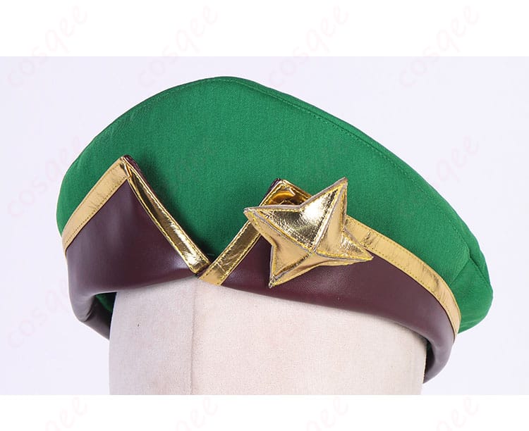 まほあこ 阿良河キウィ レオパルト コスプレ衣装 帽子正面アップ・立体的な装飾が魅力