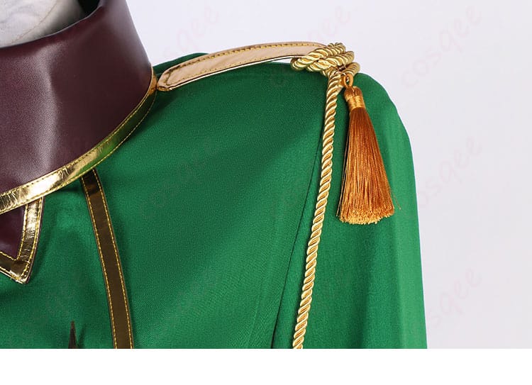 まほあこ 阿良河キウィ レオパルト コスプレ衣装 左肩装飾ディテール・細部まで忠実再現