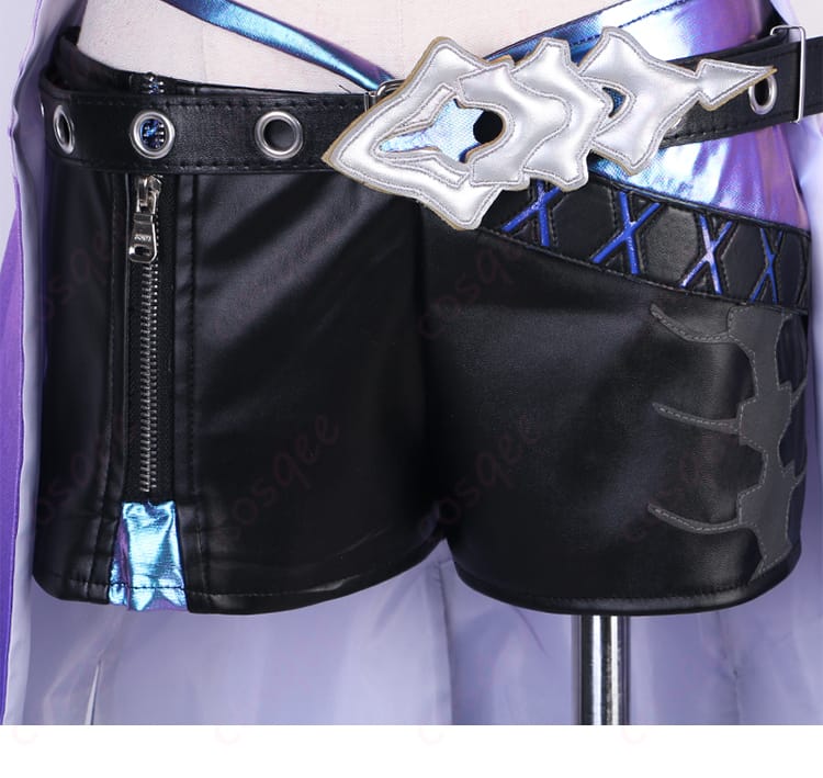 崩壊:スターレイル 黄泉(アケロン) コスプレ衣装 パンツ前面の装飾|脚元の造形美とバランスをチェック。