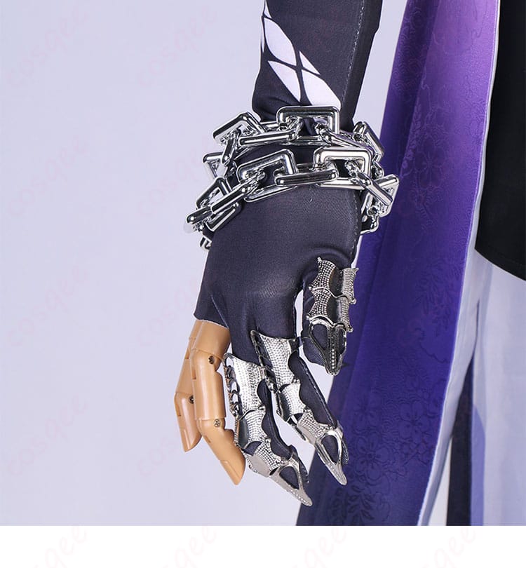 崩壊:スターレイル 黄泉(アケロン) コスプレ衣装 手袋・腕部分の装飾|アクセントの効いた手元デザインが魅力。