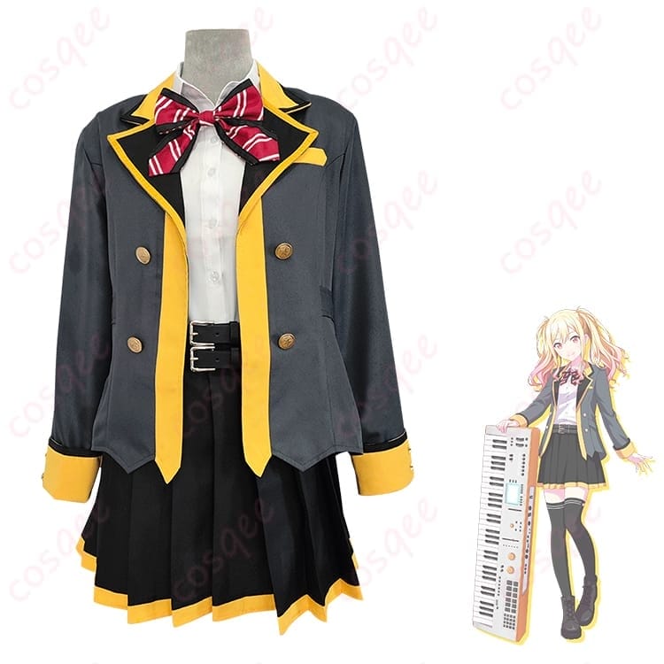 プロジェクトセカイ 天馬咲希の制服風コスプレ衣装 明るい配色で写真映え・イベント快適 - 1枚目の画像