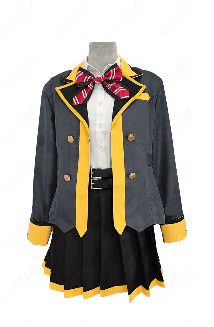 プロセカ 天馬咲希 コスプレ衣装の正面全体図。制服風セットの全体シルエットをしっかりチェック!