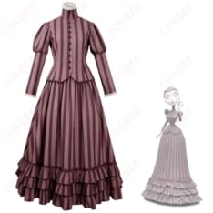 コープスブライド ヴィクトリア コスプレ衣装 上品クラシカルなトップス＋スカート - 1枚目の画像（サムネイル）