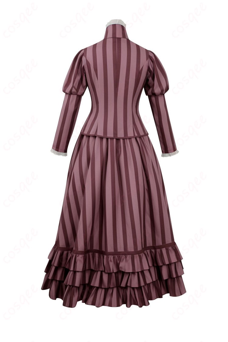 コープスブライド ヴィクトリア コスプレ衣装 背面全体写真 ディテールも忠実再現