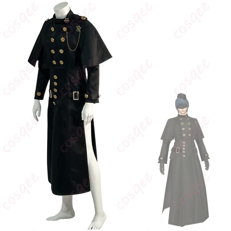 FF14 ヨルハ五一式軍装:術 コスプレ衣装 ダークに決まる端正シルエットで撮影もイベントも映える - 2枚目の画像