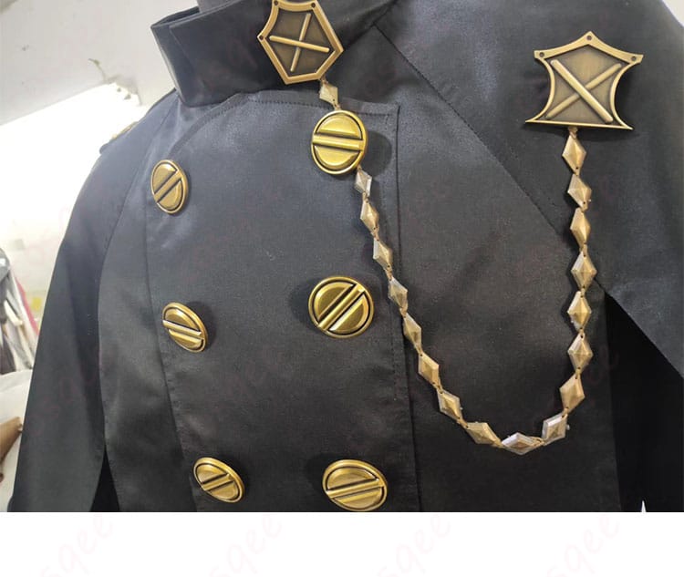 FF14 ヨルハ五一式軍装:術 コスプレ衣装 前襟ボタン装飾アップ―公式風メタルパーツをチェック