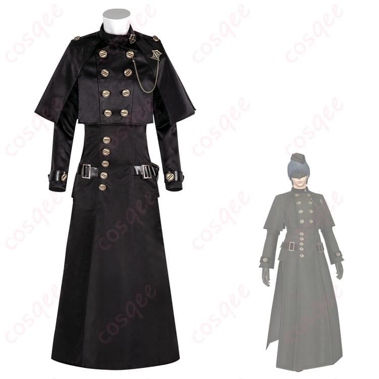 FF14 ヨルハ五一式軍装:術 コスプレ衣装 ダークに決まる端正シルエットで撮影もイベントも映える - 1枚目の画像