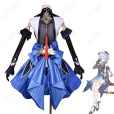 原神 甘雨 玄玉瑶芳 コスプレ衣装 ときめく華やか刺繍で写真映え、軽やかに着こなせる - 2枚目の画像（サムネイル）