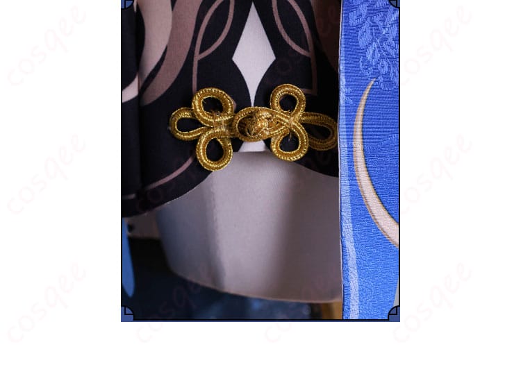 原神 甘雨 コスプレ衣装 裾紐留め装飾 ディテール 玄玉瑶芳