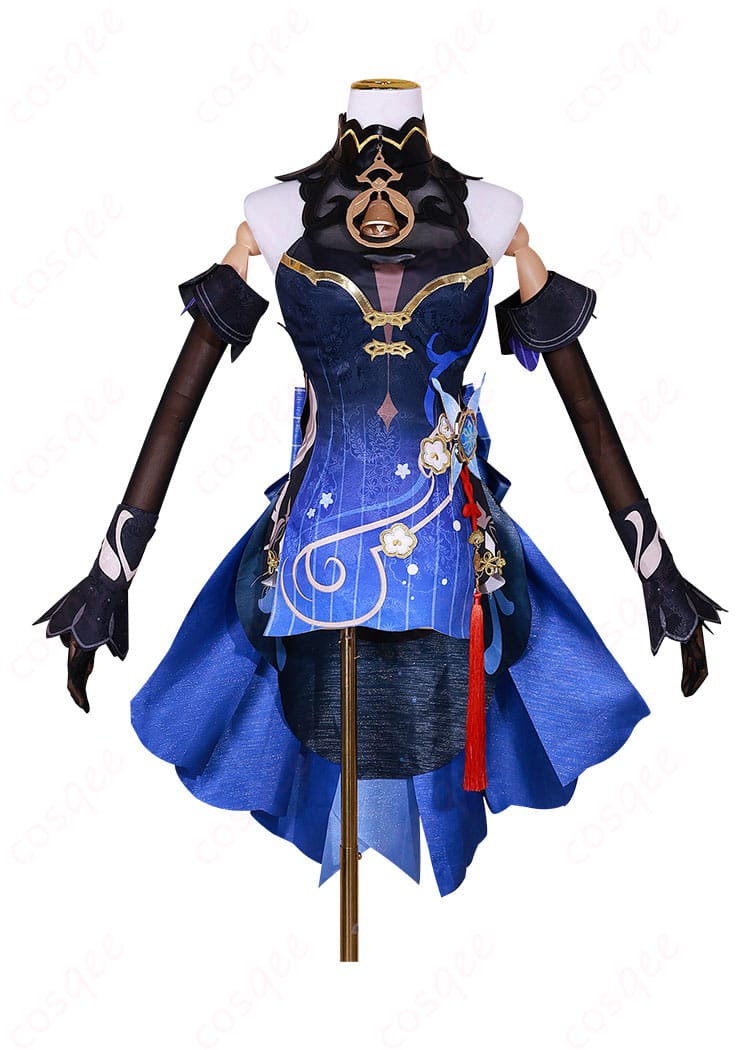 原神 甘雨 玄玉瑶芳 コスプレ衣装 正面フルセット 写真映え コスプレ通販