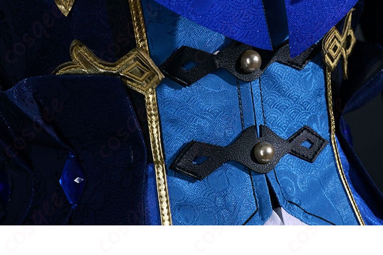 原神 行秋 コスプレ衣装 前立てディテール 竹身雨化Ver. 高品質縫製|COSCLT