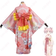 魔法少女まどか☆マギカ 鹿目まどか 晴着Ver. コスプレ衣装 上品で可憐な和装風デザイン - 3枚目の画像（サムネイル）