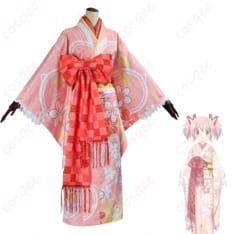 魔法少女まどか☆マギカ 鹿目まどか 晴着Ver. コスプレ衣装 上品で可憐な和装風デザイン - 2枚目の画像（サムネイル）