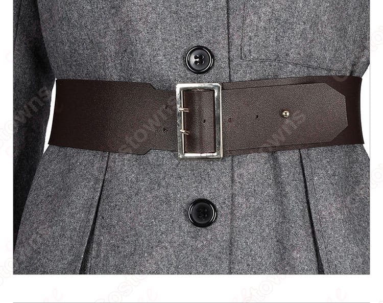 ダイアナ・プリンス コスプレ衣装の腰部衣襟、皮帯装飾の詳細画像