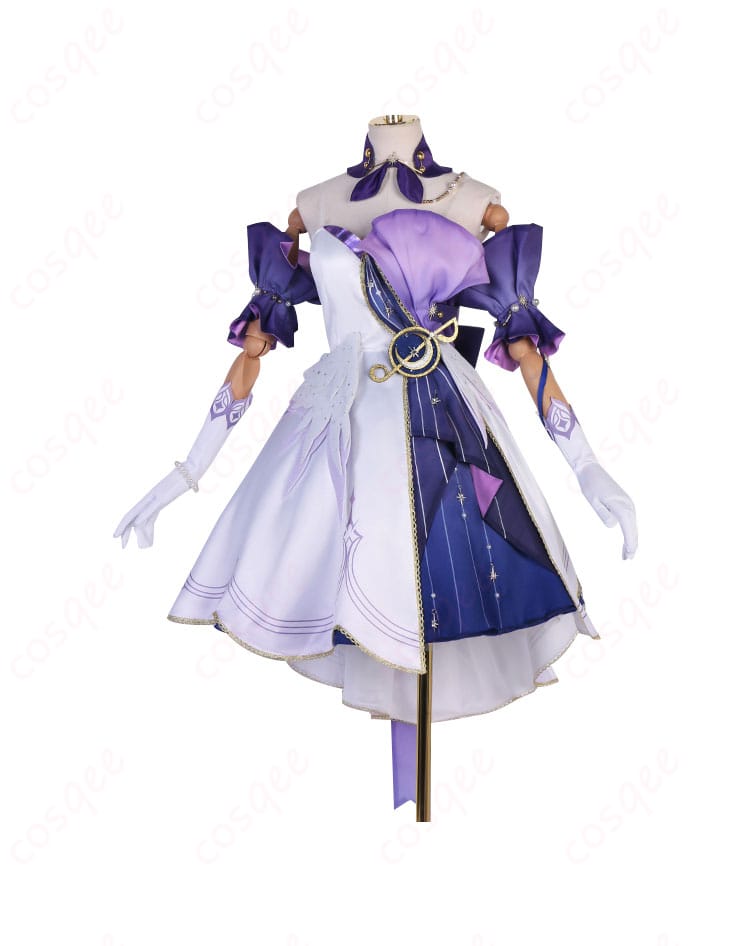 崩壊:スターレイル ロビン コスプレ衣装 正面画像。高再現度で忠実に再現されたロビンのコスプレ衣装。ゲームイベントや撮影にぴったり!