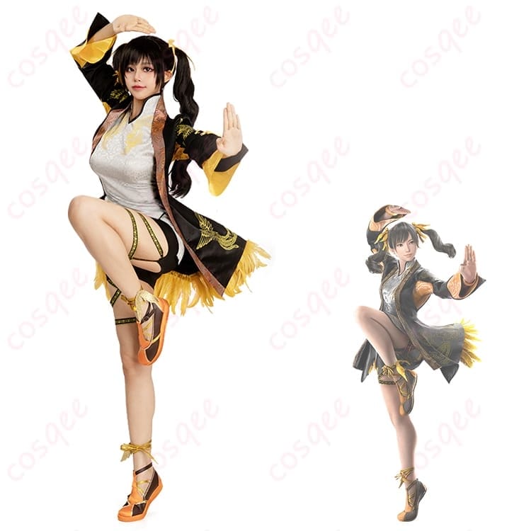 鉄拳8 凌曉雨 コスプレ衣装 元気可憐なチャイナモダンで写真映えを狙える一着 - 1枚目の画像