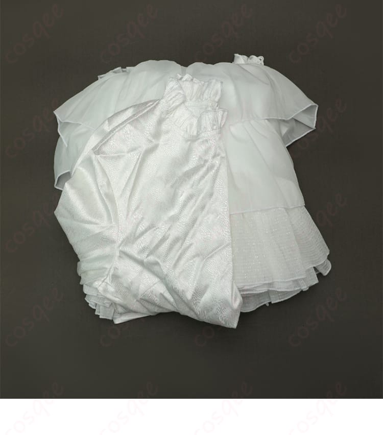 真紅 コスプレ衣装の白色外裙。豪華なデザインが美しさを引き立て、完璧なコスプレ体験を提供。