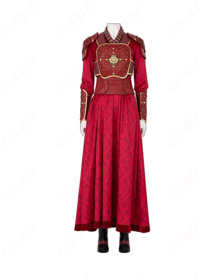 『ホワット・イフ...?』 ヘラ コスプレ衣装の全体正面。