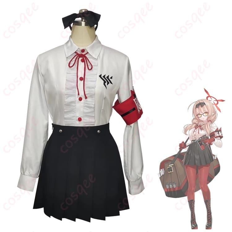 ブルーアーカイブ 火宮チナツのゲヘナ学園制服 コスプレ衣装｜写真映えと着やすさを両立 - 1枚目の画像