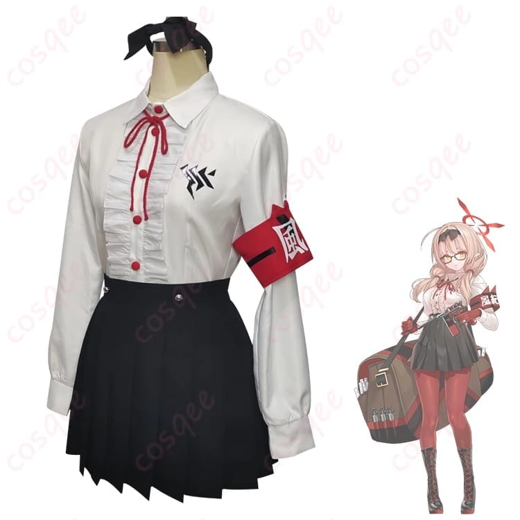 ブルーアーカイブ 火宮チナツのゲヘナ学園制服 コスプレ衣装｜写真映えと着やすさを両立 - 2枚目の画像