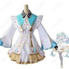 初音ミク 2023クリスマス コスプレ衣装 きらめく華やかデザインで写真映えを狙える一着 - 1枚目の画像（サムネイル）