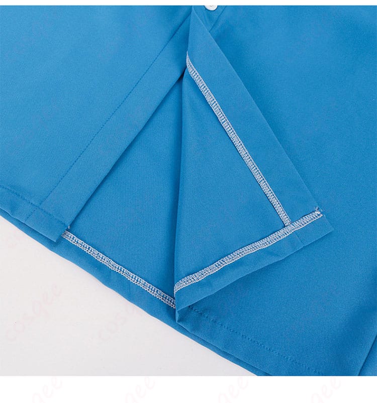 ゾン100 竜崎憲一朗 コスプレ衣装の衣裾部分の細部。衣装の流れるようなラインが特徴的です。