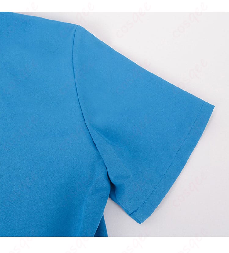 ゾン100 竜崎憲一朗 コスプレ衣装の衣袖部分の細かいディテール。高品質の縫製と丁寧な仕上げが特徴。