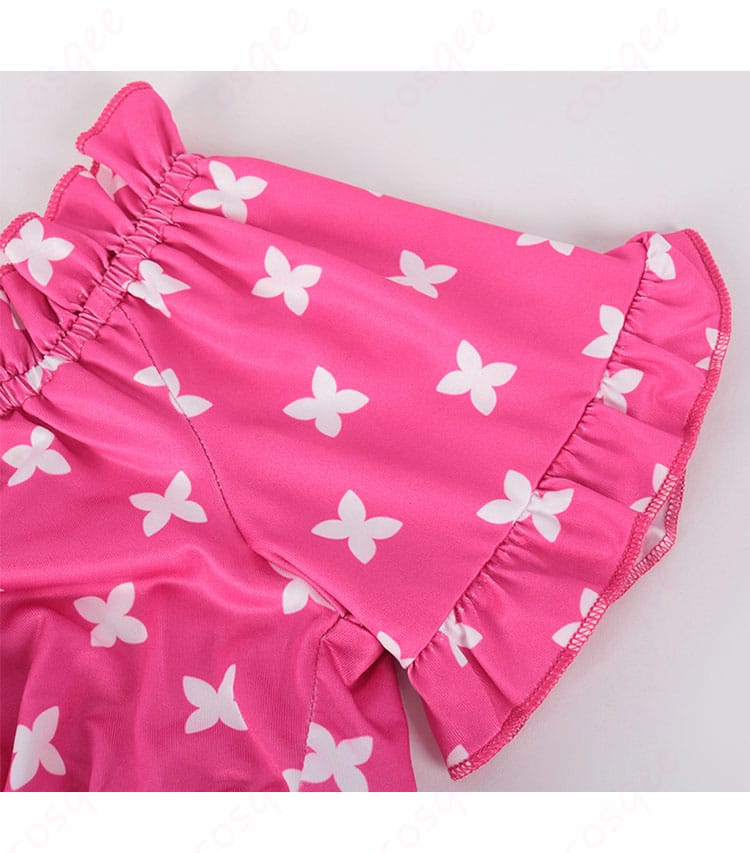 【推しの子】星野ルビー 水着コスプレ衣装の上衣袖の細部。丁寧に作られた刺繍やデザインが特徴です。