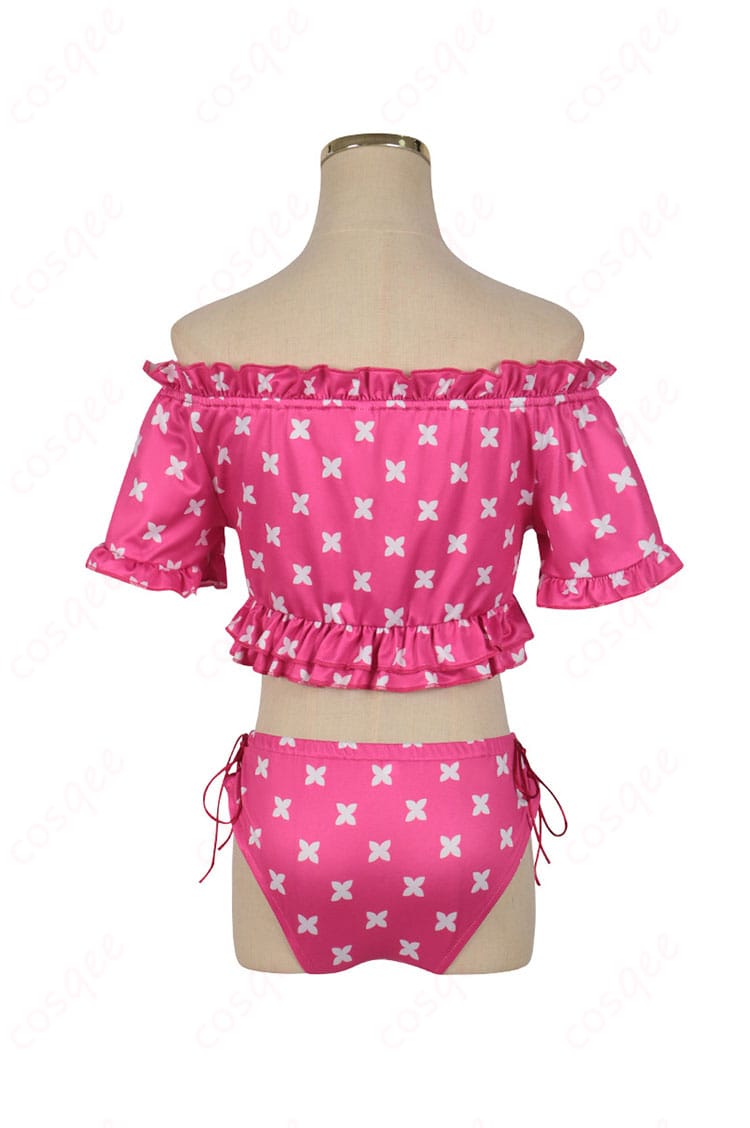 【推しの子】星野ルビー 水着コスプレ衣装の背面画像。背面のデザインも忠実に再現し、全体のバランスが完璧です。