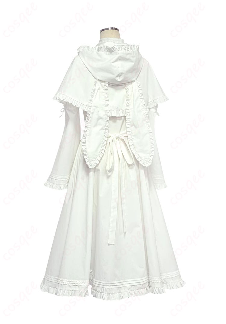 ヨスガノソラ 春日野穹 コスプレ衣装の背面画像。後ろ姿も美しく、キャラクターの特徴を忠実に再現しています。