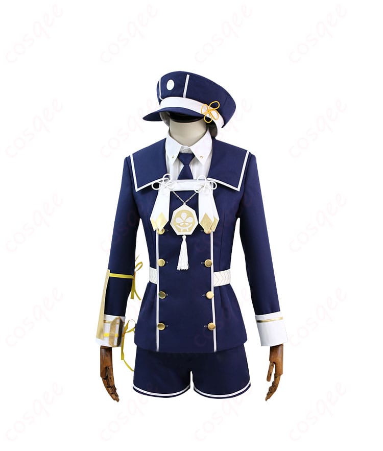 刀剣乱舞 五虎退 コスプレ衣装 正面のデザイン。高い忠実度で再現された衣装、イベントや撮影に最適!