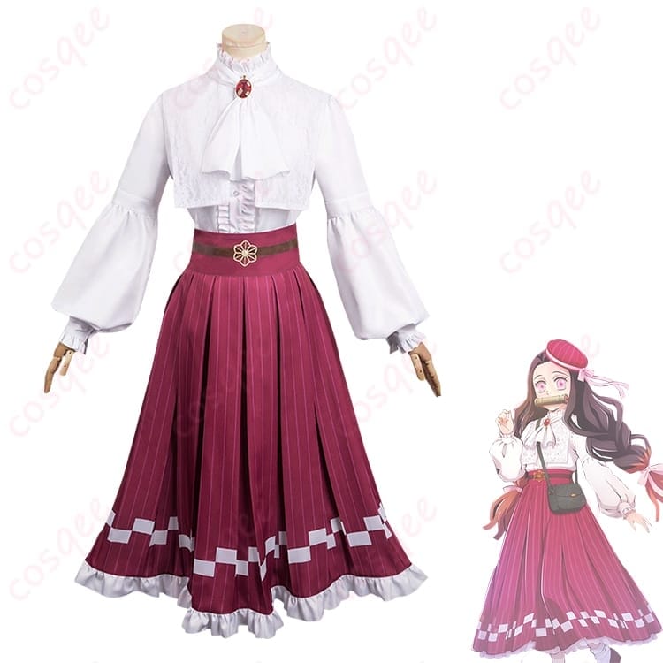 鬼滅の刃 竈門禰豆子 伍周年記念祭風コスプレ｜清楚で映える上品コーデ - 1枚目の画像