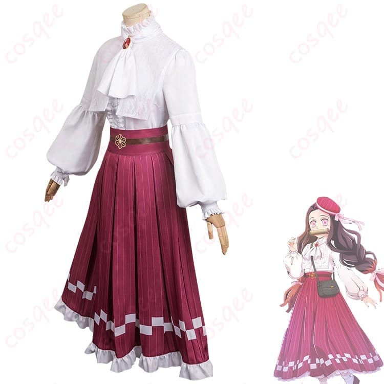 鬼滅の刃 竈門禰豆子 伍周年記念祭風コスプレ｜清楚で映える上品コーデ - 2枚目の画像