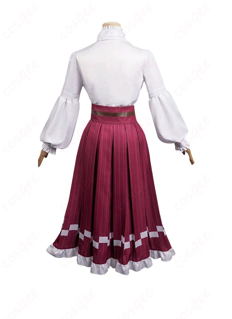 鬼滅の刃 竈門禰豆子 コスプレ衣装の背面。背中のデザインも完璧に再現されています。コスプレイベントにぴったり!