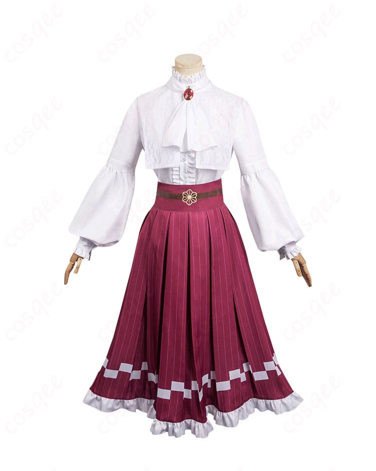 鬼滅の刃 竈門禰豆子 コスプレ衣装の正面。高い再現度で、アニメで見られる特徴を完璧に再現した衣装です。今すぐチェック!