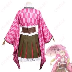 鬼滅の刃 甘露寺蜜璃 伍周年記念祭風コスプレ 衣装一式｜華やかで動きやすく写真映え - 3枚目の画像（サムネイル）