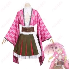 鬼滅の刃 甘露寺蜜璃 伍周年記念祭風コスプレ 衣装一式｜華やかで動きやすく写真映え - 1枚目の画像（サムネイル）