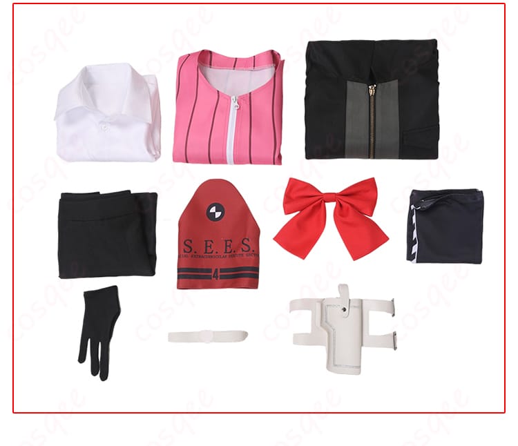 岳羽ゆかり コスプレ衣装 セット内容の展示画像 - コスプレ衣装に含まれる全アイテムを紹介