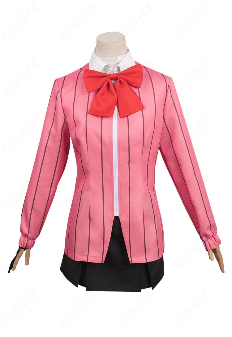 岳羽ゆかり コスプレ衣装の内搭ピンク色シャツ 正面画像 - 快適でリアルなコスプレ衣装