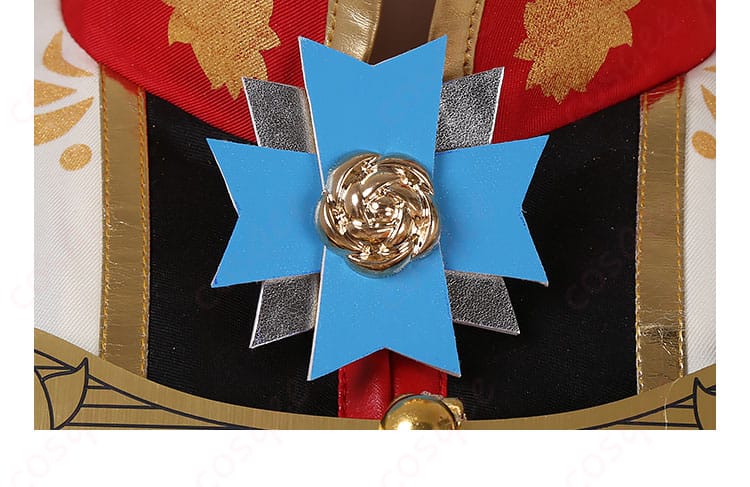 あんさんぶるスターズ!! 日々樹渉 コスプレ衣装 春雷*謳歌のテンペストの襟元のアクセサリー。豪華なデザインがポイント。