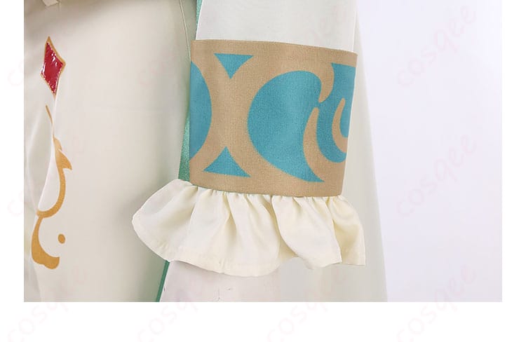 あんさんぶるスターズ!! 日々樹渉 コスプレ衣装 春雷*謳歌のテンペストの衣袖の装飾細部。細かい刺繍と装飾が施されています。