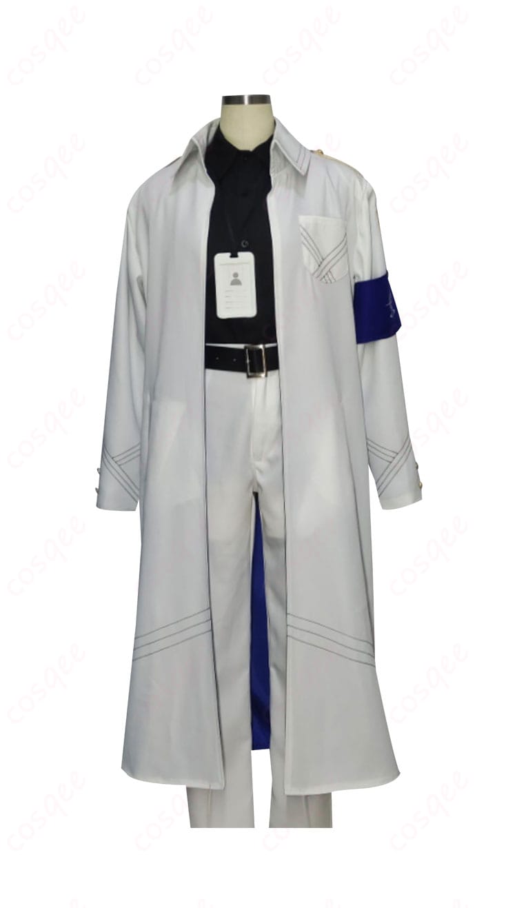 ブルーアーカイブ 連邦捜査部S.C.H.A.L.E 先生 コスプレ衣装 正面ビュー – 公式制服の詳細がよく分かる画像。コスプレイベントに最適なデザイン。