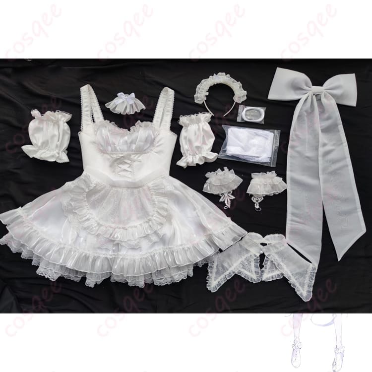 FGO レディ・アヴァロン コスプレ衣装 気品漂う光沢ドレスで写真映え抜群 - 5枚目の画像