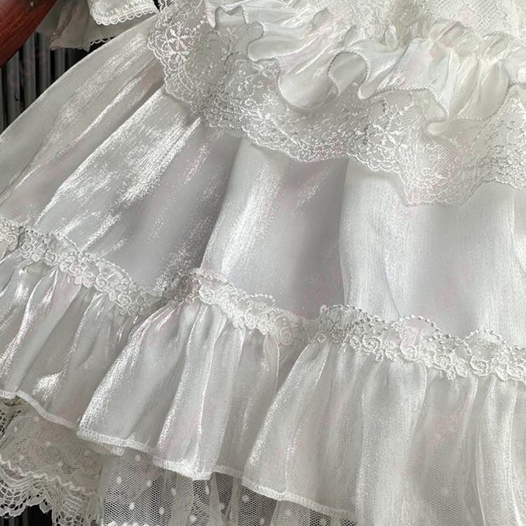 FGO レディ・アヴァロン コスプレ衣装 気品漂う光沢ドレスで写真映え抜群 - 4枚目の画像