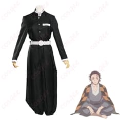 鬼滅の刃 竈門炭十郎の和装コスプレ一式 落ち着いた色味で写真映えし動きやすい - 2枚目の画像（サムネイル）